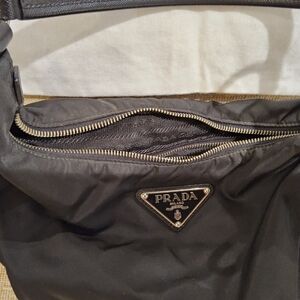 Prada Black Nylon Shoulder Bag